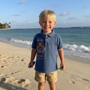 Rare polo by Ralph Lauren Kids Blue